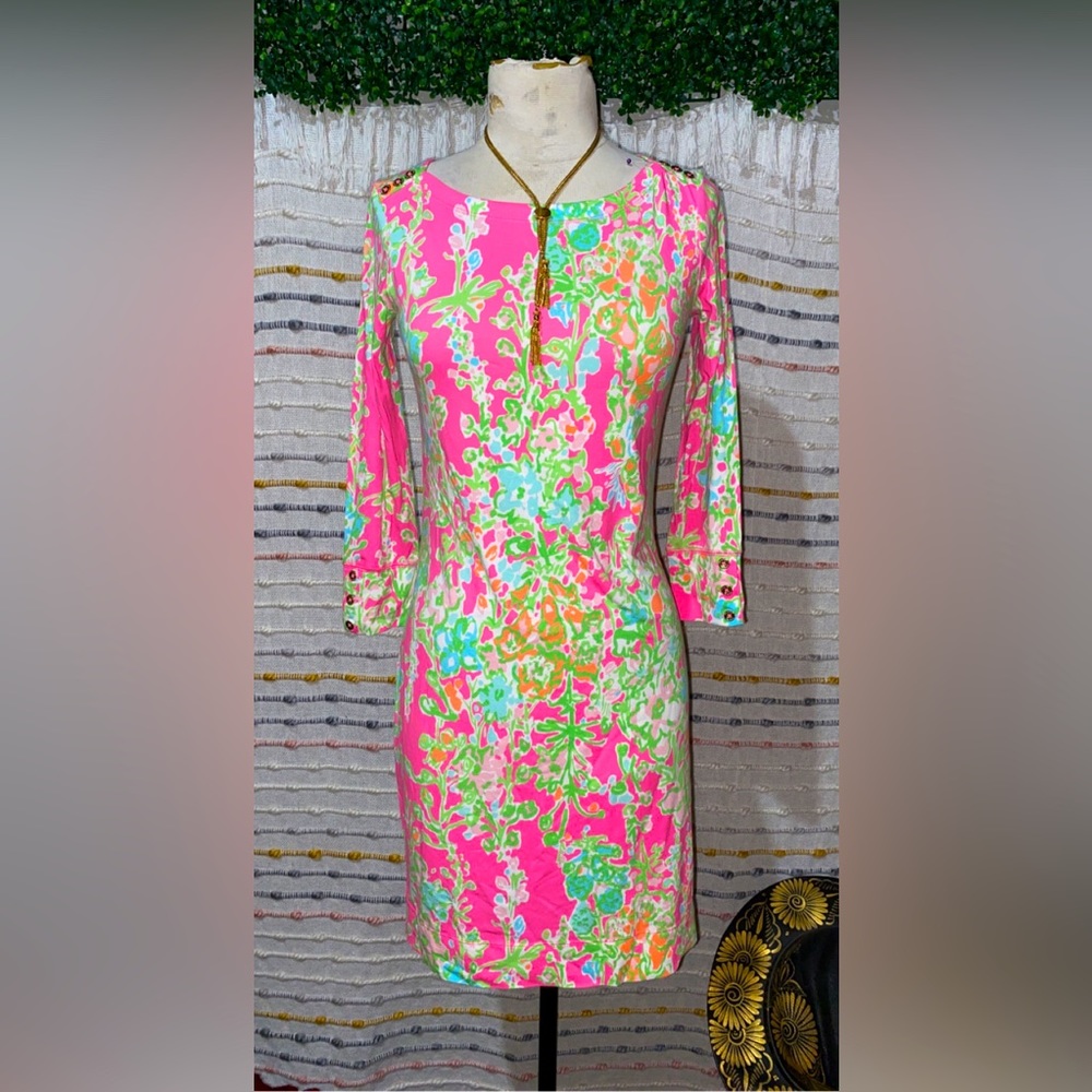 Lilly Pulitzer floral button dress